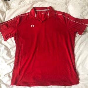 Mens under armor polo shirt